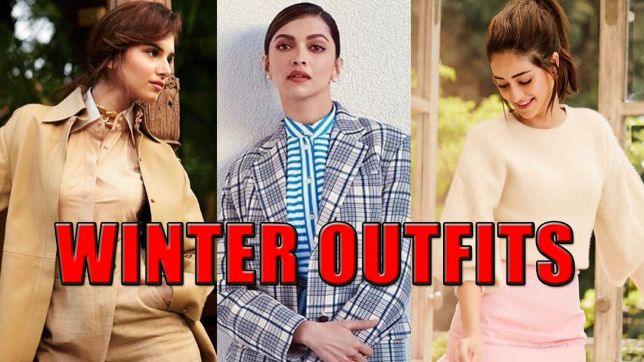 Deepika Padukone, Tara Sutaria, Ananya Panday: Actresses Who Have The Hottest Style In Winter Outfits