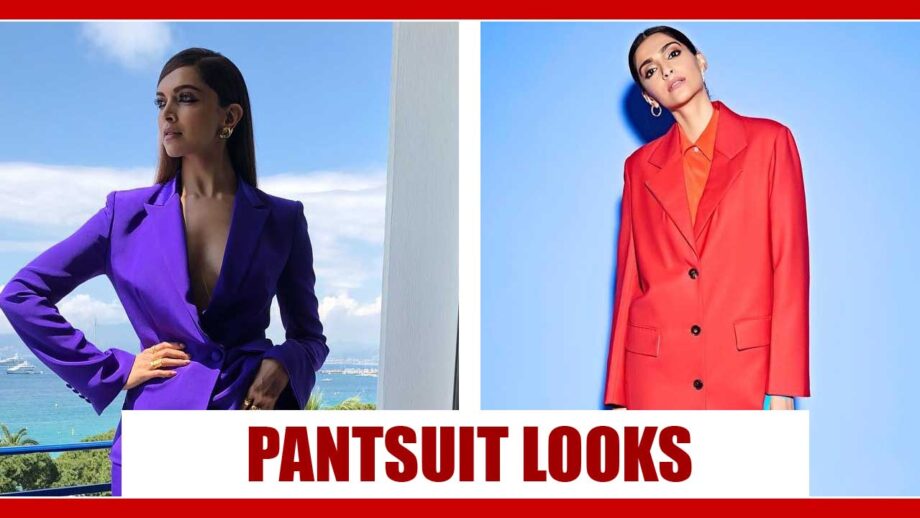 Deepika Padukone's Purple Pantsuit or Sonam Kapoor's Orange: Which One Would You Steal for Your Wardrobe? 2