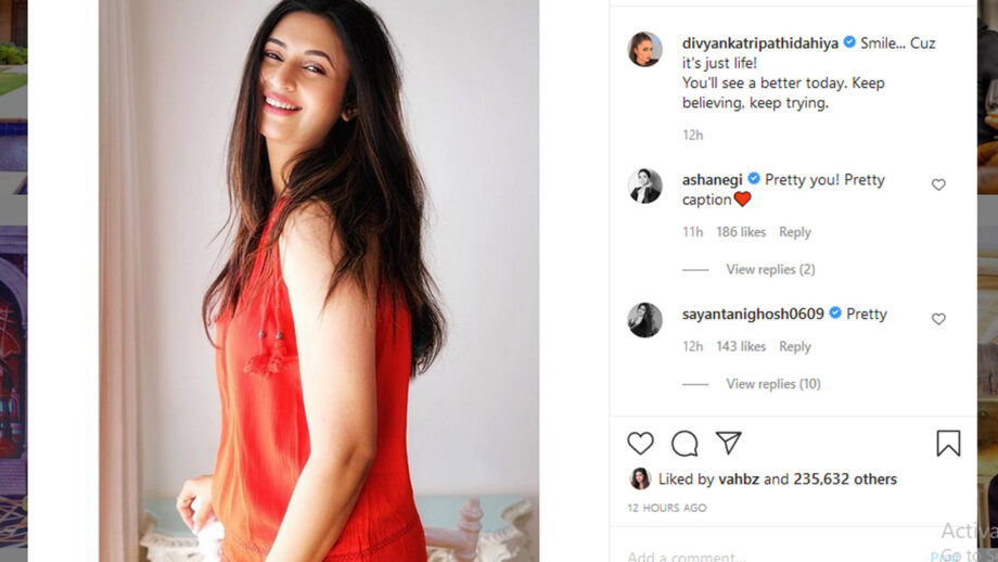 Divyanka Tripathi's special smiling moment will make you crush on her, Sayantani Ghosh and Asha Negi call her 'pretty'