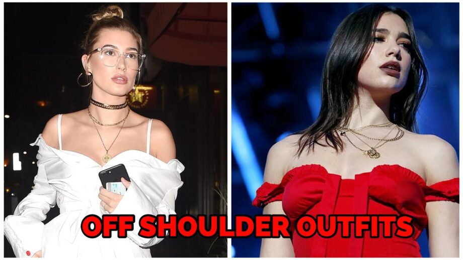 Dua Lipa VS Hailey Bieber: Who Has The Sexiest Off Shoulder Outfit?