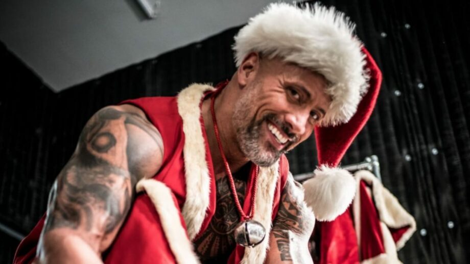 Dwayne The Rock Johnson Goes Dwanta Santa Mode As He Stuffs All His Favourite Ice-Cream