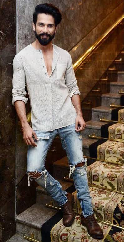 Fashion Goals: Shahid Kapoor, Ranveer Singh and Ranbir Kapoor's most fashionable moments in ripped denim jeans 2