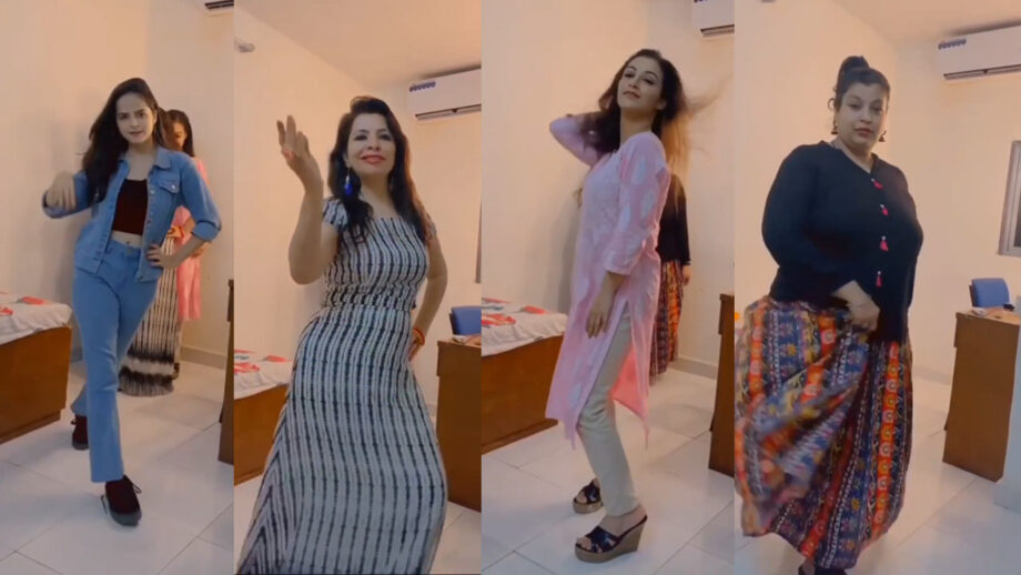Fashion Ka Jalwa: TMKOC fame Palak Sindhwani, Sunayana Fozdar, Ambika Ranjankar and Roshan Bhabhi's private ramp walk video goes viral