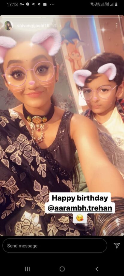 Funny Goofy Photo: Shivangi Joshi wishes 'Happy Birthday' to someone special 1