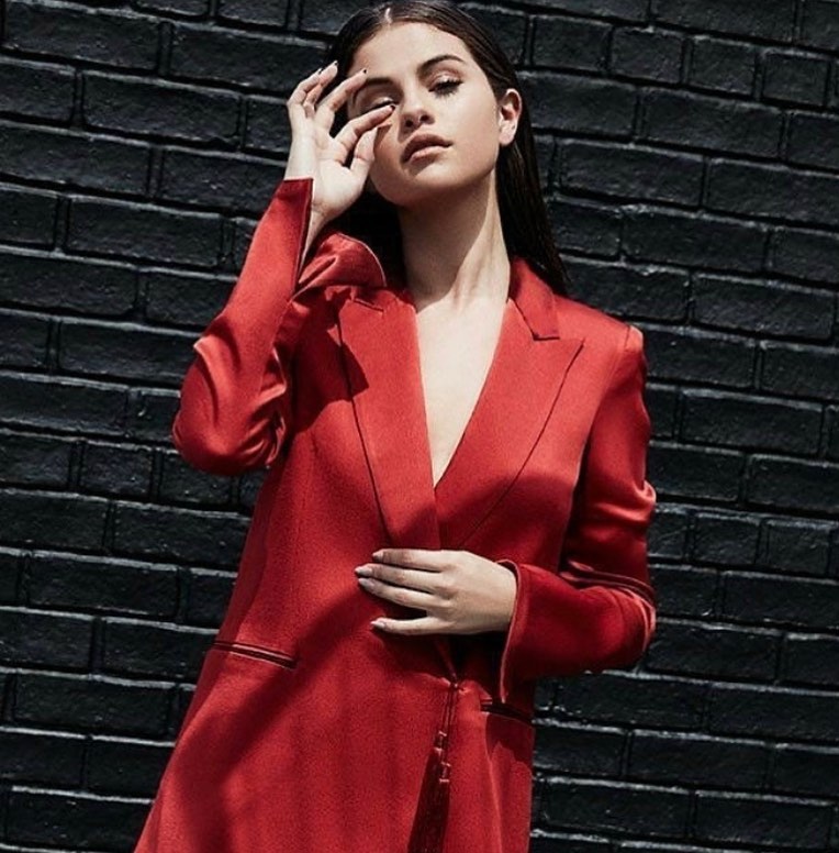 Gigi Hadid, Selena Gomez Or Dakota Johnson: Attractive Hollywood Stars In Red Pantsuit 820127