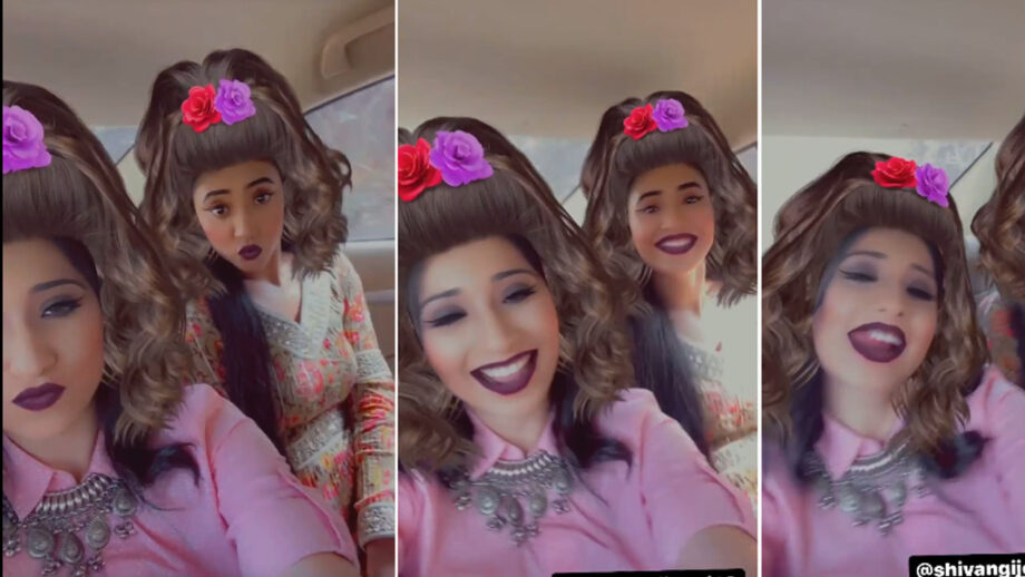 Girls Go Wild:  Yeh Rishta Kya Kehlata Hai Shivangi Joshi and Vrushika Mehta's crazy fun during car ride