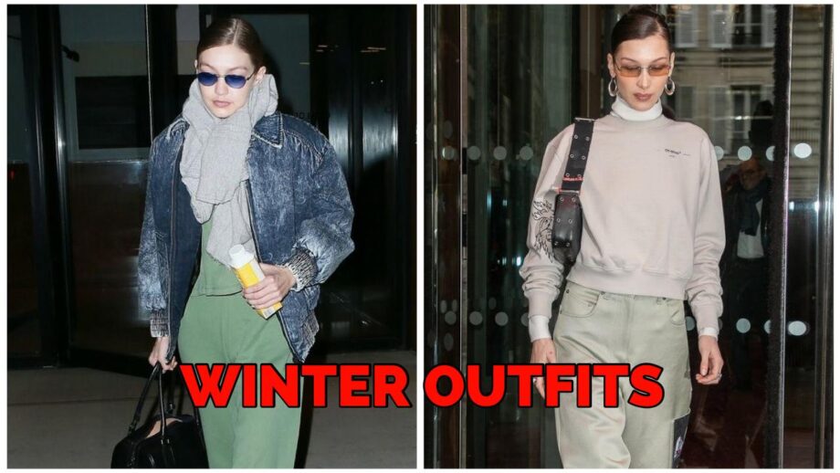 Have A Look At Gigi Hadid & Bella Hadid: Ace The Winter Look As They Go For A Stroll