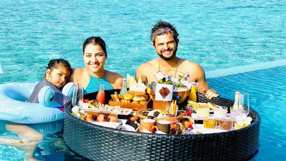 Have A Look At Suresh Raina & Family Hottest Pictures From Maldives
