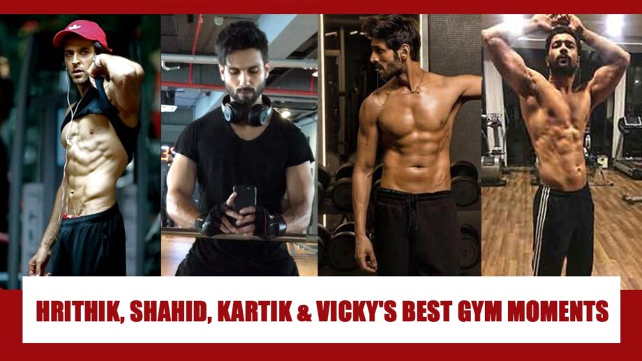 Hrithik Roshan, Shahid Kapoor, Kartik Aaryan, Vicky Kaushal: Best gym moments to inspire