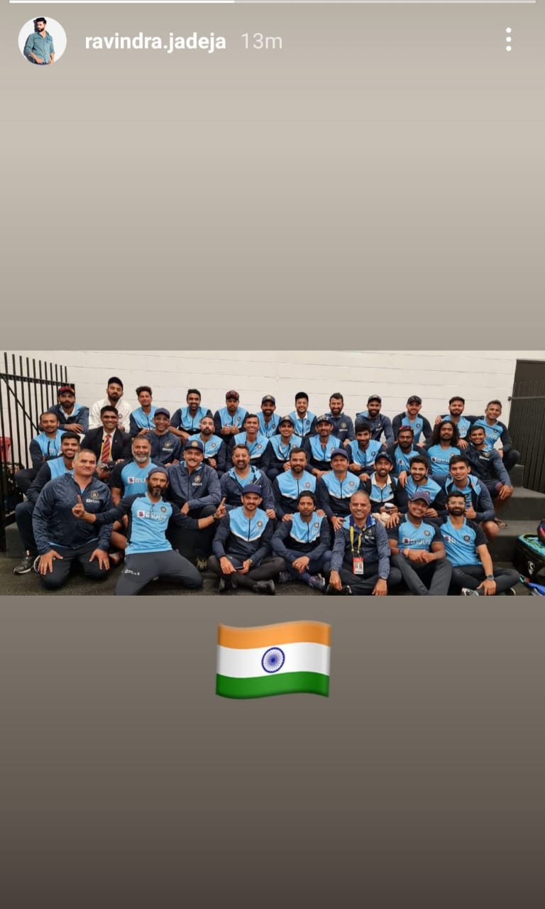 India Vs Australia MCG Test : Virat Kohli, Rohit Sharma, Shikhar Dhawan and Ravindra Jadeja celebrate Indian win in style