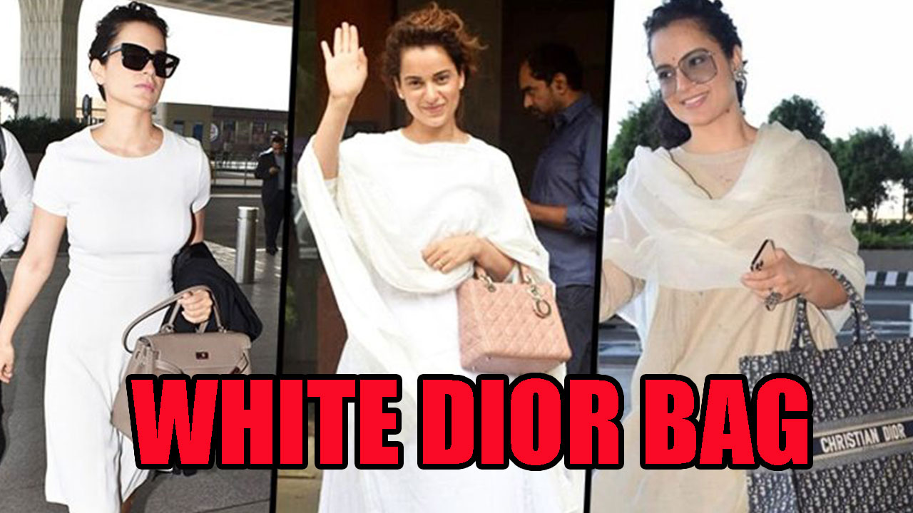 Kangana Ranaut Poses In White Outfit With Dior Bag; Watch Here