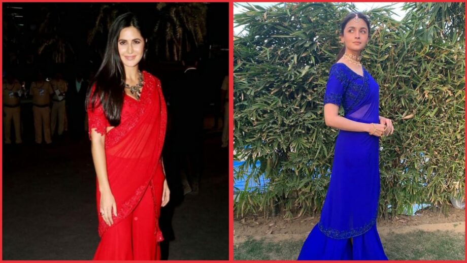 Katrina Kaif In Red Or Alia Bhatt In Blue: Who Stole All Our Hearts In Sharara?