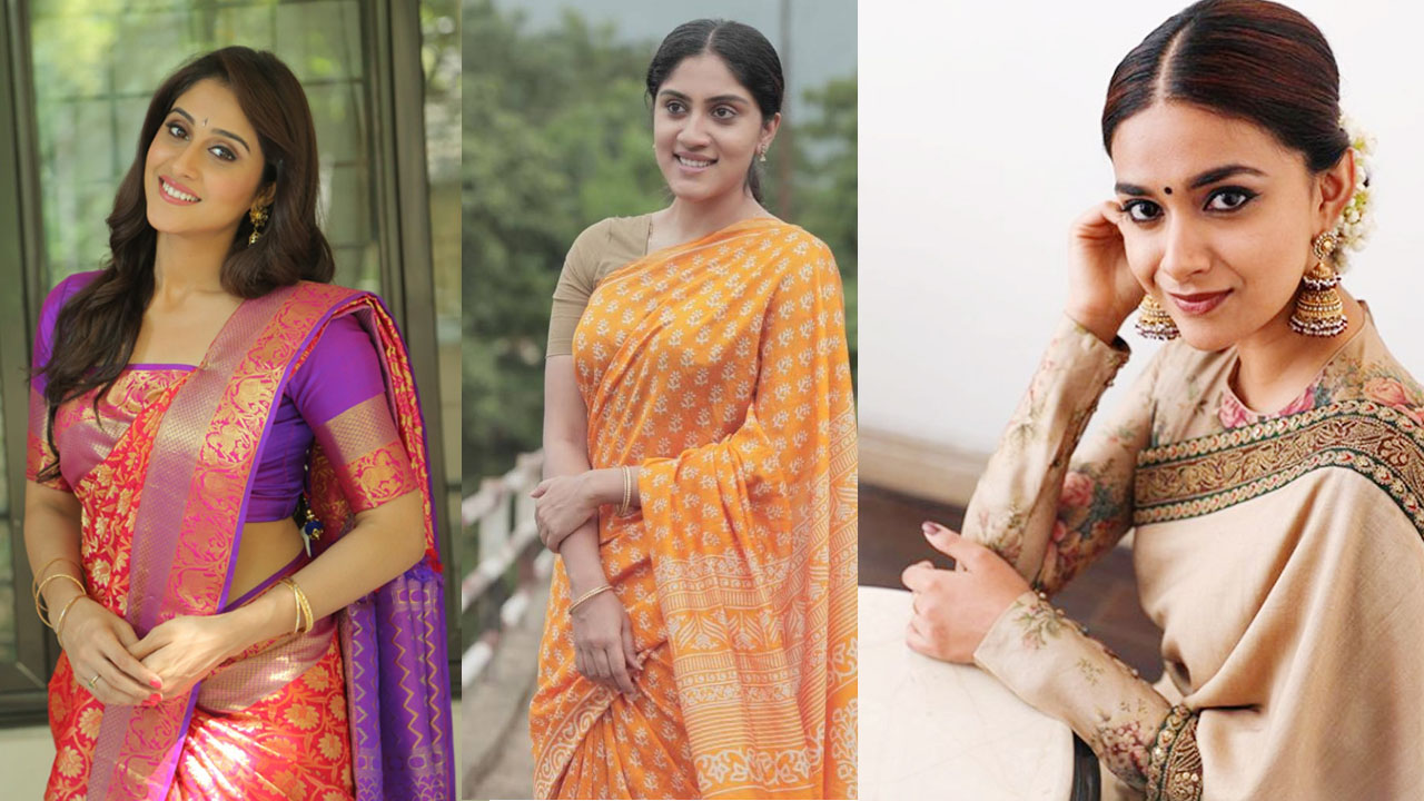 Keerthy Suresh, Dhanya Balakrishna, Regina Cassandra: Actresses Who Looked Attractive In Sequin Saree 791963