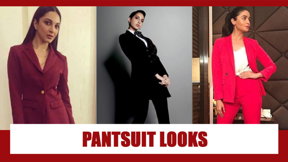 Kiara Advani, Nora Fatehi, Alia Bhatt: Hot Pantsuit Looks To Make You Sweat 6