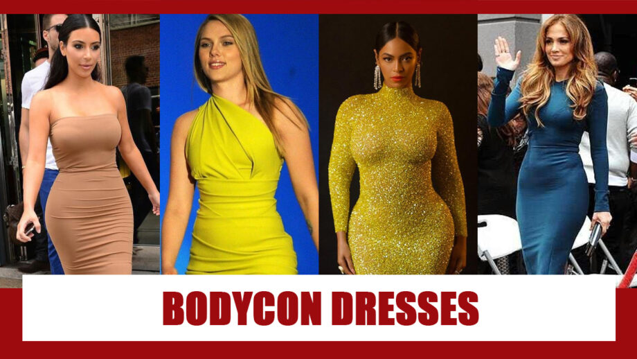 Kim Kardashian, Scarlett Johansson, Beyonce, Jennifer Lopez: Hottest Curves Im Bodycon Dresses