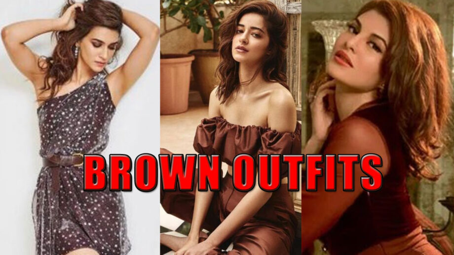 Kriti Sanon, Jacqueline Fernandez And Ananya Panday: Actresses Who Proved The True Fashion In Brown 10