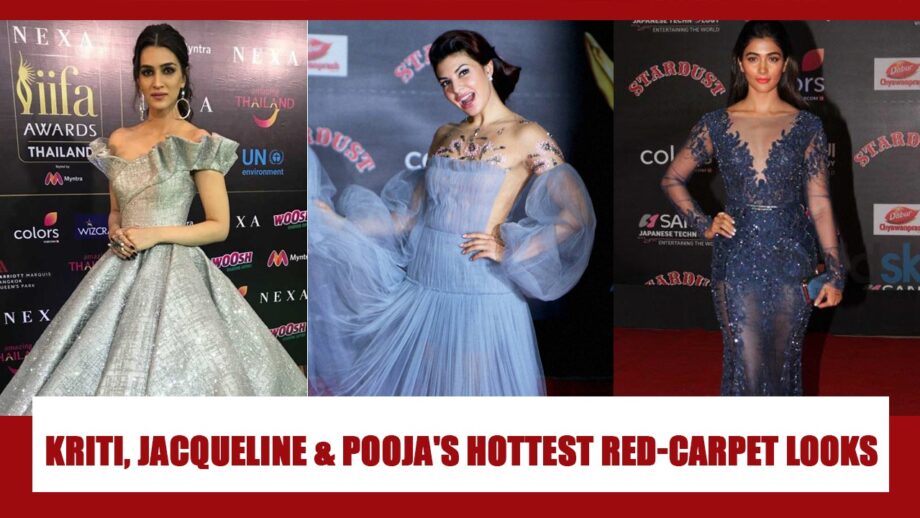 Kriti Sanon, Jacqueline Fernandez and Pooja Hegde's HOTTEST red-carpet looks that will make you fall in love with them