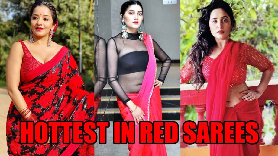 Monalisa, Sapna Chaudhary, Rani Chatterjee: Hottest in red sarees