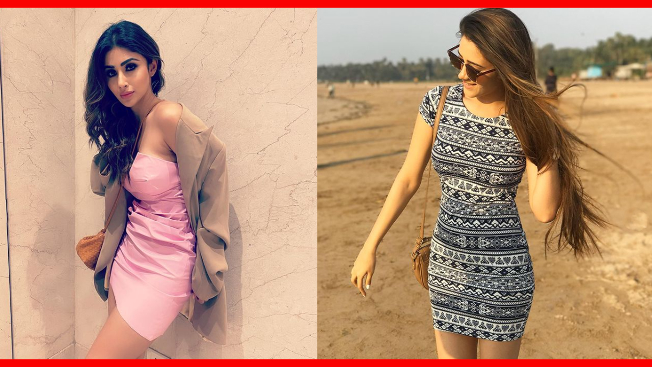 Mouni Roy Or Hiba Nawab: Who Looks Hottest In Over The Knee One-Piece Outfit?