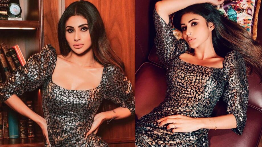Naagin fame Mouni Roy’s latest fashionable post in short shimmery dress wows fans