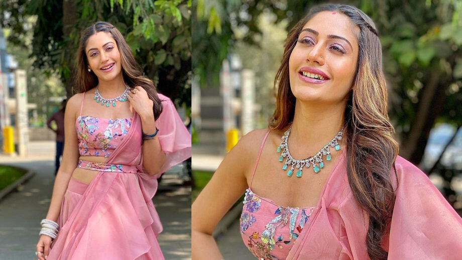 Naagin fame Surbhi Chandna is an ‘Onion Pink Girl’, latest photos wow fans