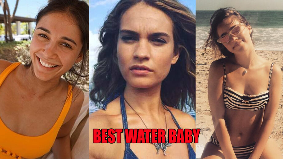 Naomi Scott, Lily James & Haley Lu Richardson: Water Baby Of Your Dreams 1