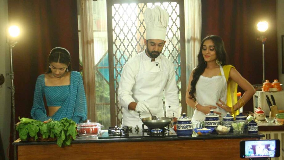 Rajveer Singh treats Pratibha Ranta and Tanya Sharma with a mouthwatering dish