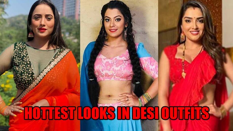 Rani Chatterjee Or Nidhi Jha Or Aamrapali Dubey: Which Diva Has The Hottest Looks In Desi Outfits?