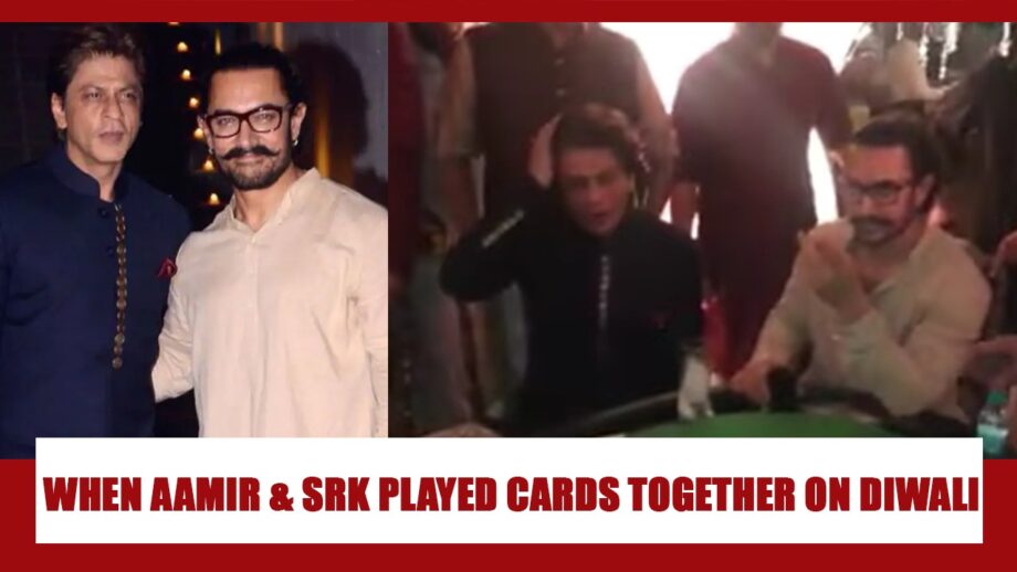 Rare Unseen Video: When Aamir Khan And Shah Rukh Khan Played Cards Together On Diwali