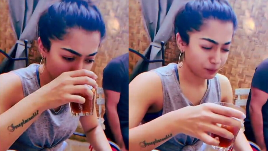 Rare Video: Rashmika Mandanna caught on camera enjoying coffee with someone special, find out who