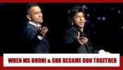 RARE VIDEO: When MS Dhoni & Shah Rukh Khan Became 'DON' Together On Stage