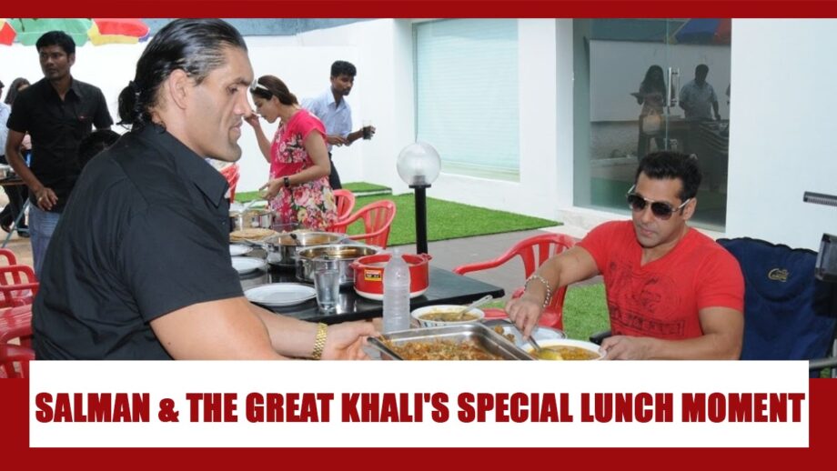 RARE VIDEO: When Salman Khan And WWE Superstar The Great Khali Had LUNCH Together