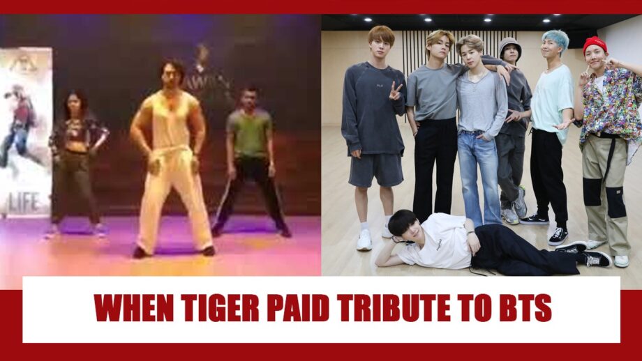 RARE VIDEO: When Tiger Shroff paid a tribute to BTS with his 'Dynamite' Dance