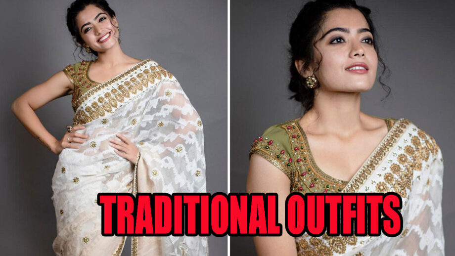 Rashmika Mandanna Looking Drop-Dead Gorgeous In Traditional Outfits
