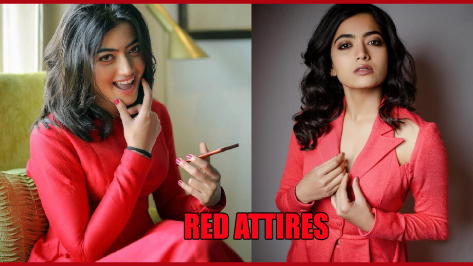 Rashmika Mandanna Steals The Limelight In RED Attires 6