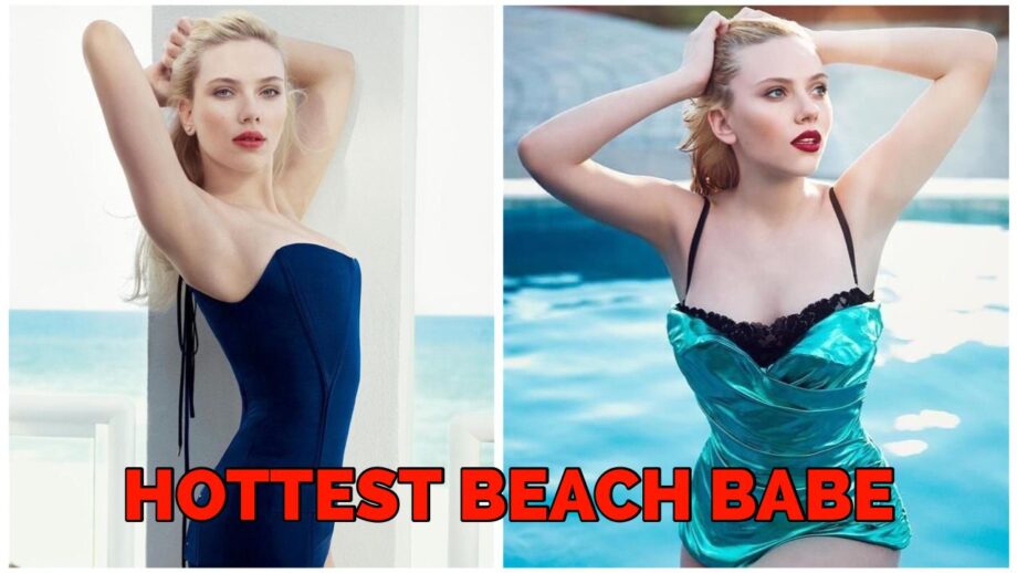 Scarlett Johansson Is The Hottest Beach Babe With This Smoky Blonde Look
