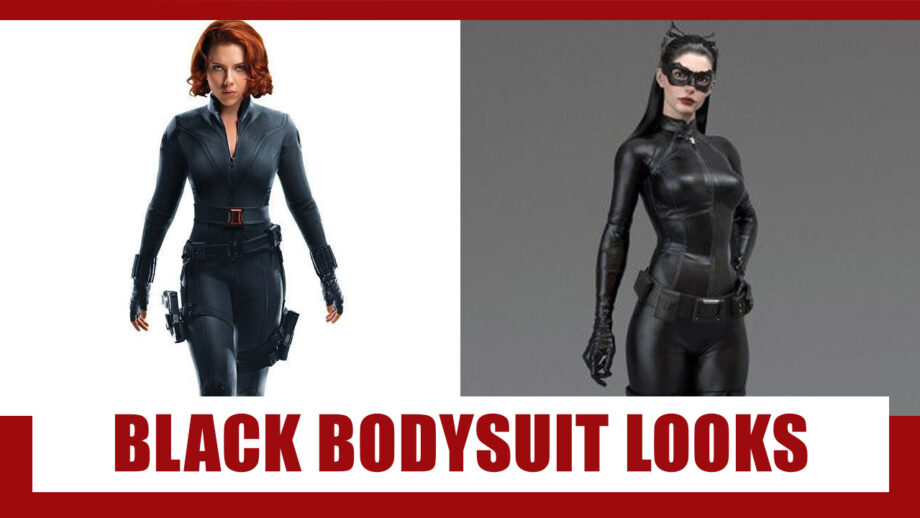 Scarlett Johansson Or Anne Hathaway: Who Has The Hottest Look In Black Bodysuit? 2