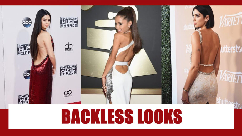 Selena Gomez, Ariana Grande, Dua Lipa’s Hottest Backless Looks 7