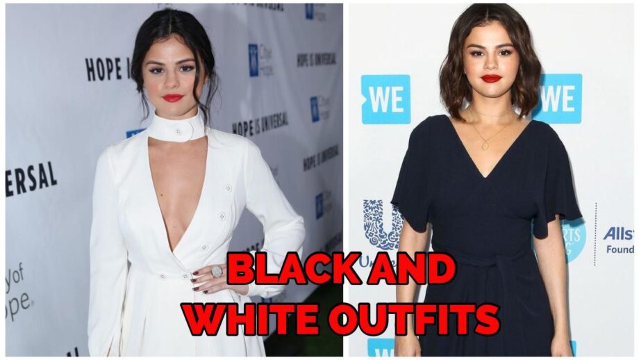 Selena Gomez Has The Hottest Looks In Black and White Outfits & We Have Enough Proof About It