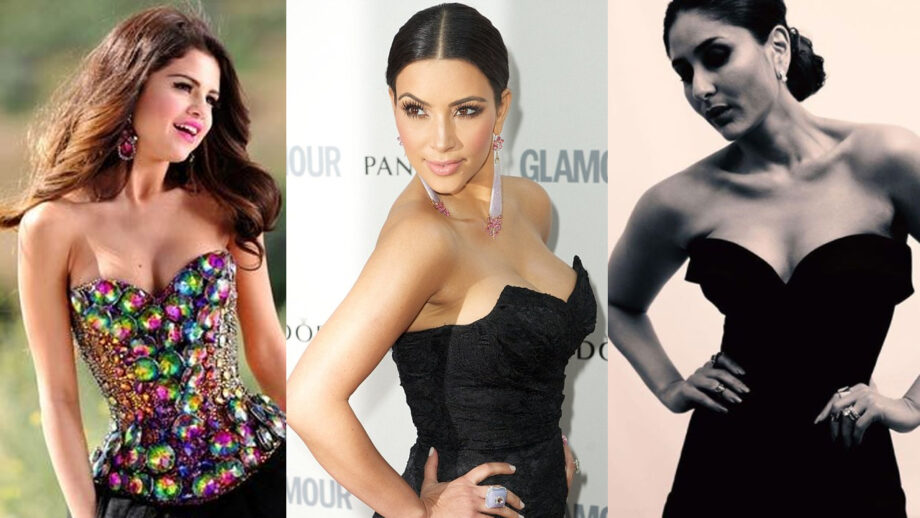 Selena Gomez, Kim Kardashian To Kareena Kapoor: Ways to Style A Strapless Corset Perfectly 3