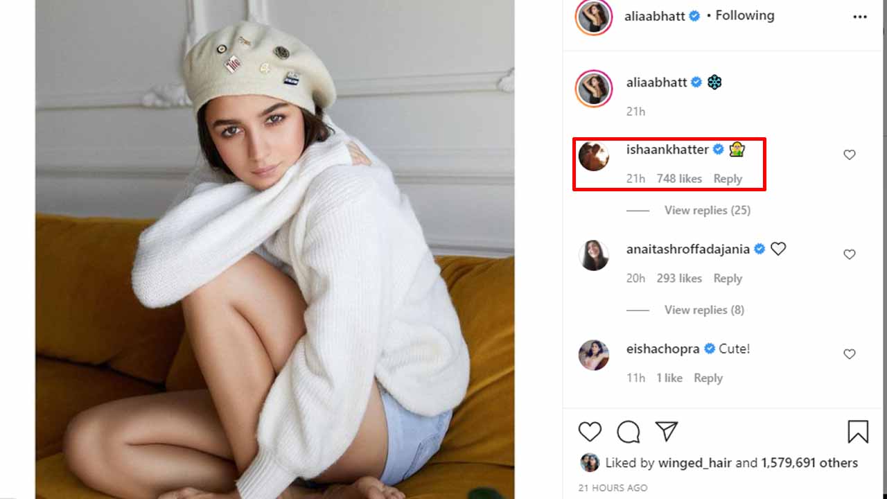 Snow White: Alia Bhatt looks angelic in latest picture, Ishaan Khatter loves it 1