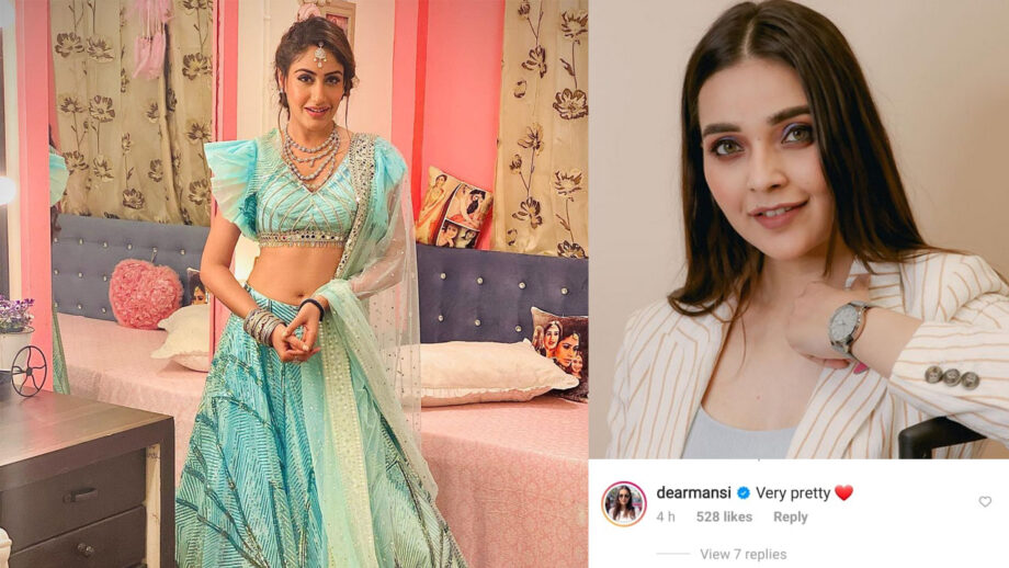 Straight out of a Disney Movie: Surbhi Chandna looks like a princess in latest blue outfit, Mansi Srivastava loves it