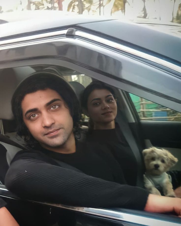[Summelika Car Masti] Unseen rare private car selfie of Sumedh Mudgalkar and Mallika Singh goes viral 819763