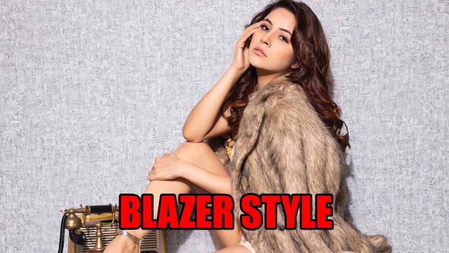 Take Cues From Shehnaaz Gill On How To Style Your Blazer: Have A Look