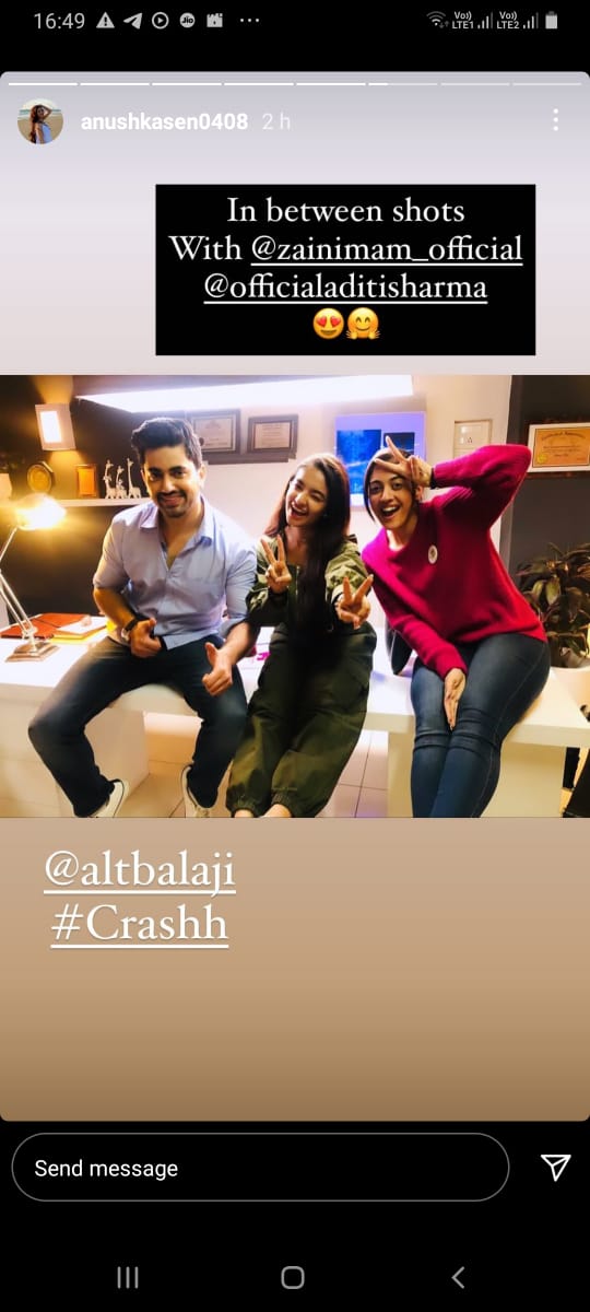 Time to chill: Anushka Sen parties with Zain Imam and Rohan Mehra, photo goes viral 1