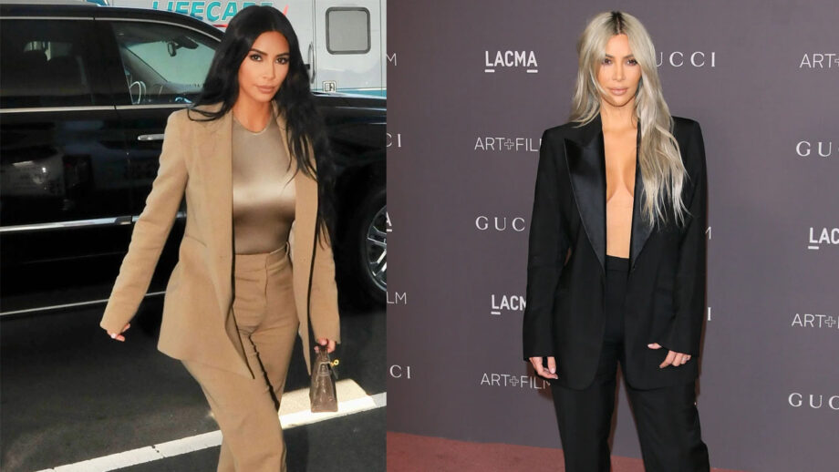 Times When Kim Kardashian Rocked The Suit Better Than Anyone Else