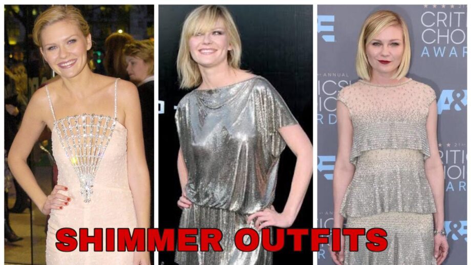 Times When Kirsten Dunst Sparkled In Shimmer Outfits