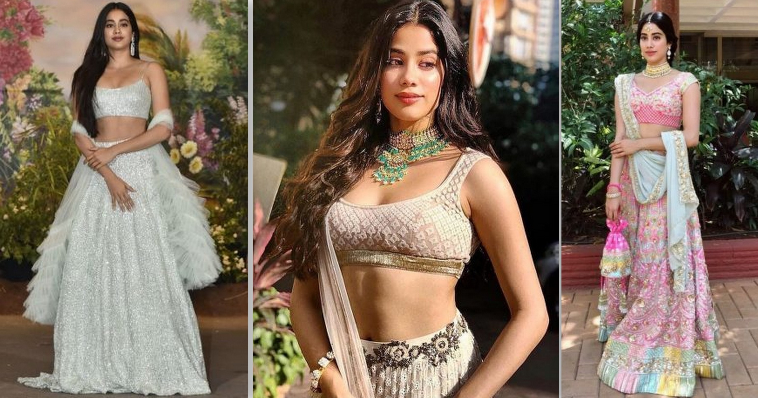 Top 5 Hottest Janhvi Kapoor Lehengas Perfect For A Wedding Ceremony 2