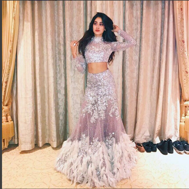 Top 5 Hottest Janhvi Kapoor Lehengas Perfect For A Wedding Ceremony 3