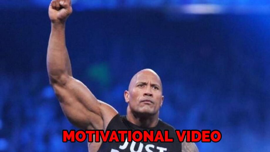 Train Get Motivated With Dwayne The Rock Johnson As He Shared A Motivational Video On Instagram Iwmbuzz
